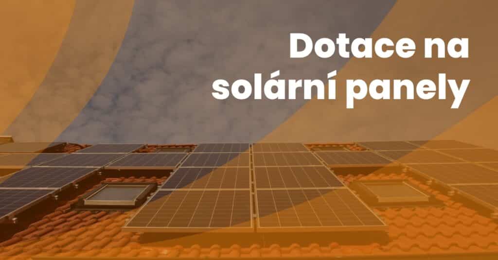 Dotace Na Solarni Panely